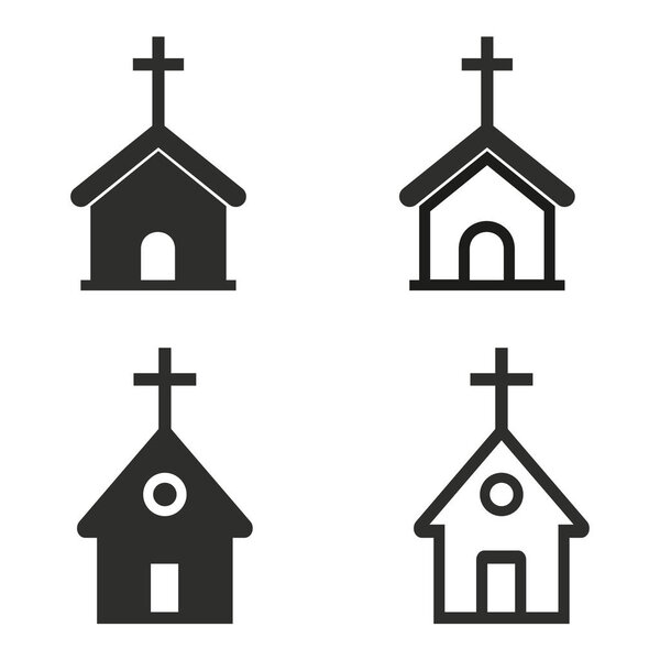 Church icon set.