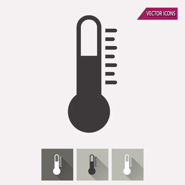 Thermometer - Vektorsymbol. — Stockvektor