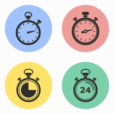 Kronometre Icon set.