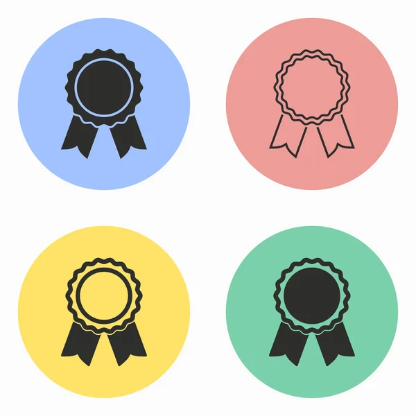 Award icon set. — Stock Vector