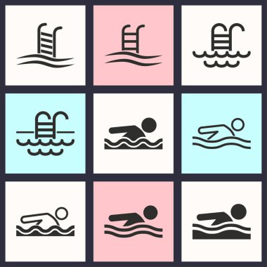 Havuzu Icon set.