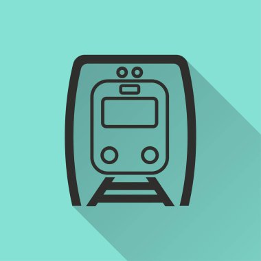 Metro - vektör simgesi.