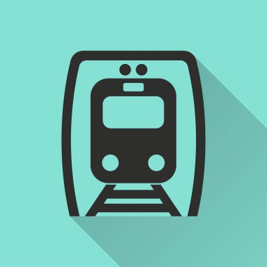 Metro - vektör simgesi.