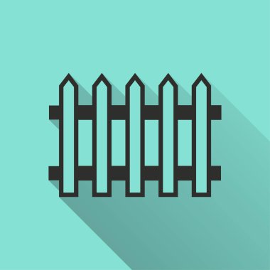 Çit - vektör simgesi.