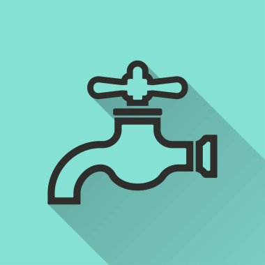 Musluk - vektör simgesi.