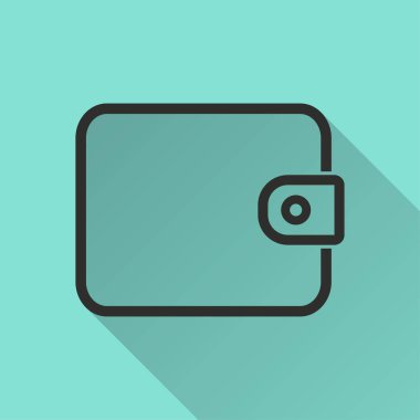 M-cüzdan - vektör simgesi.