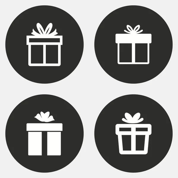 Conjunto de ícones de caixa de presente . —  Vetores de Stock