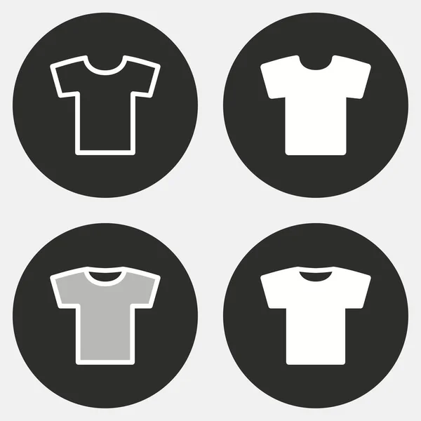 Conjunto de iconos de camiseta . — Vector de stock