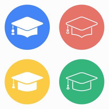 Mezuniyet Icon set.