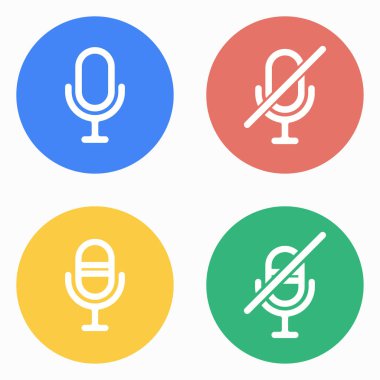 mikrofon Icon set.