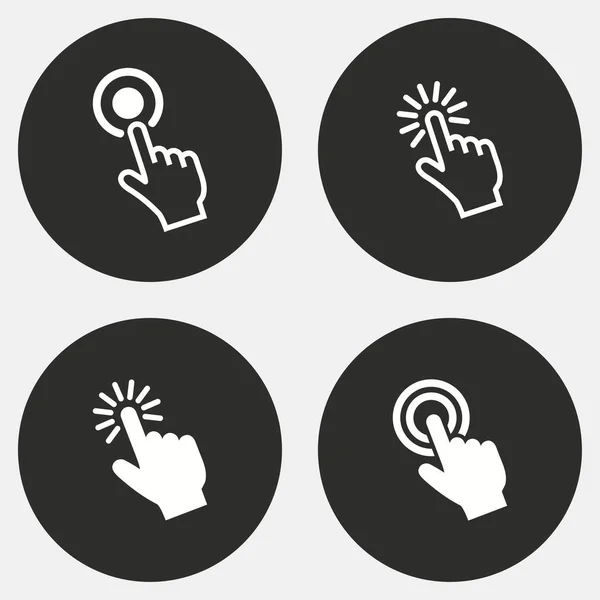 Touch - icono de vector . — Vector de stock