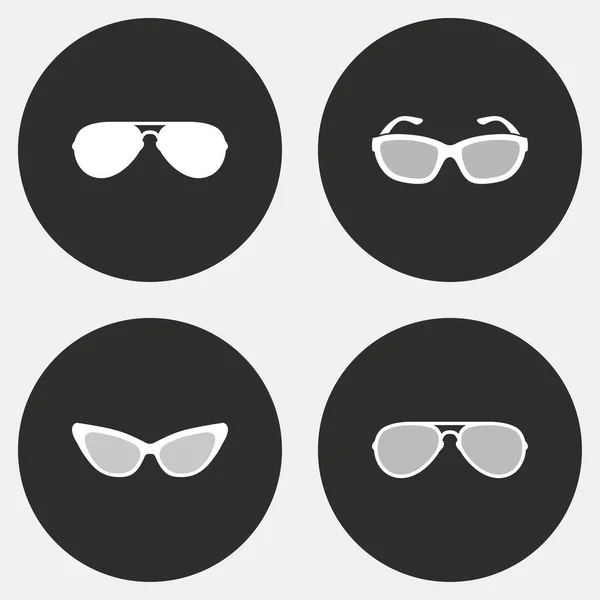 Sluneční brýle - vektorové ikony. — Stockový vektor