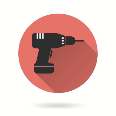 Matkap - vektör simgesi.