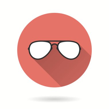 Gözlük - vektör simgesi.