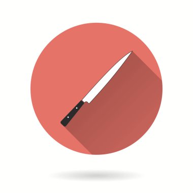 Bıçak - vektör simgesi.