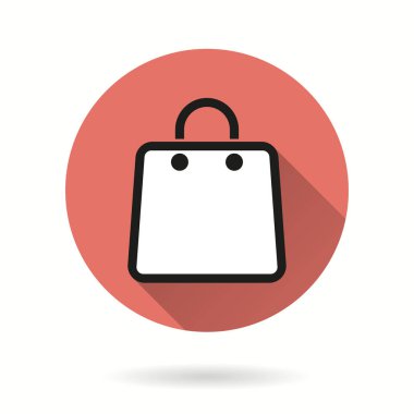 alışveriş çantası - vektör simgesi.