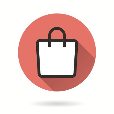 alışveriş çantası - vektör simgesi.