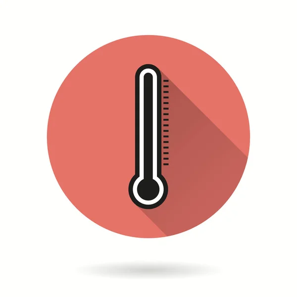 Thermomètre - icône vectorielle . — Image vectorielle