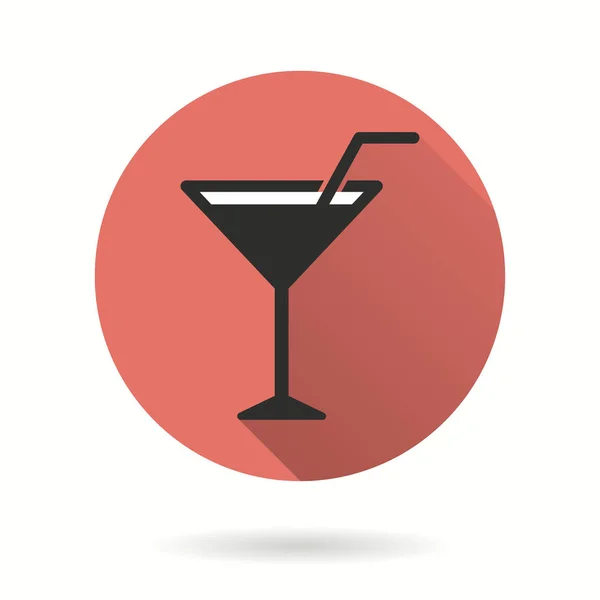 Cocktail - vector icon. — Stock Vector