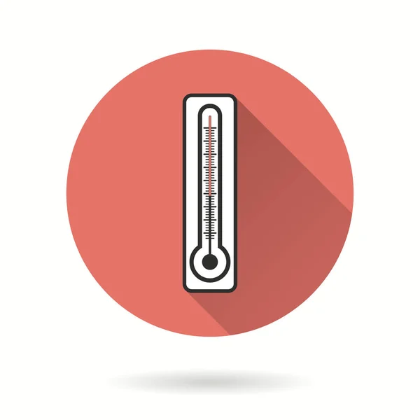 Thermometer - vector icon. — Stock Vector