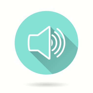 Hoparlör - vektör simgesi.