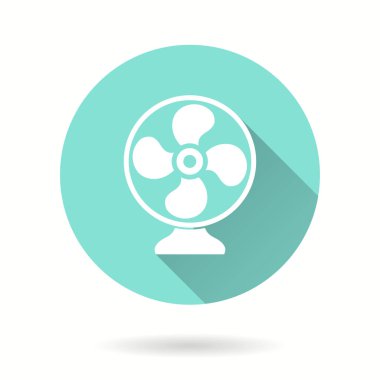 Fan - vektör simgesi.