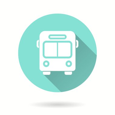 Otobüs - vektör simgesi.