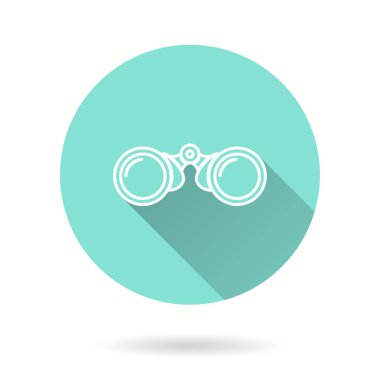 Dürbün - vektör simgesi.
