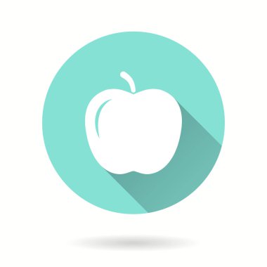 Apple - vektör simgesi.