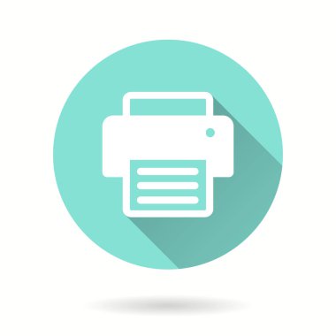 Yazıcı - vektör simgesi.