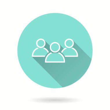 İnsanlar - vektör simgesi.