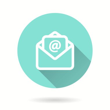 Posta - vektör simgesi.