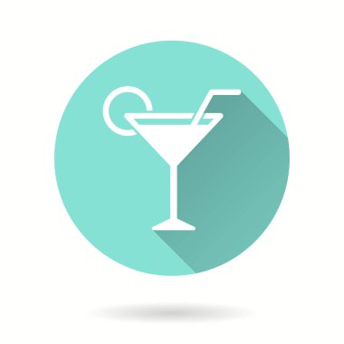 Kokteyl - vektör simgesi.