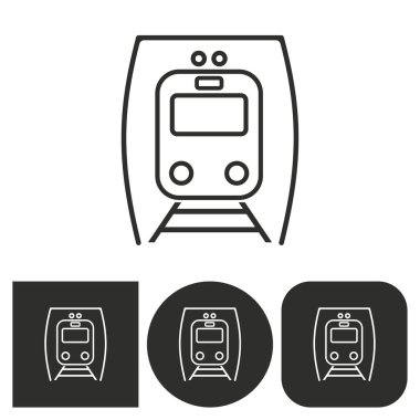 Metro - vektör simgesi.