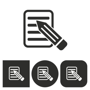 Not defteri - vektör simgesi.