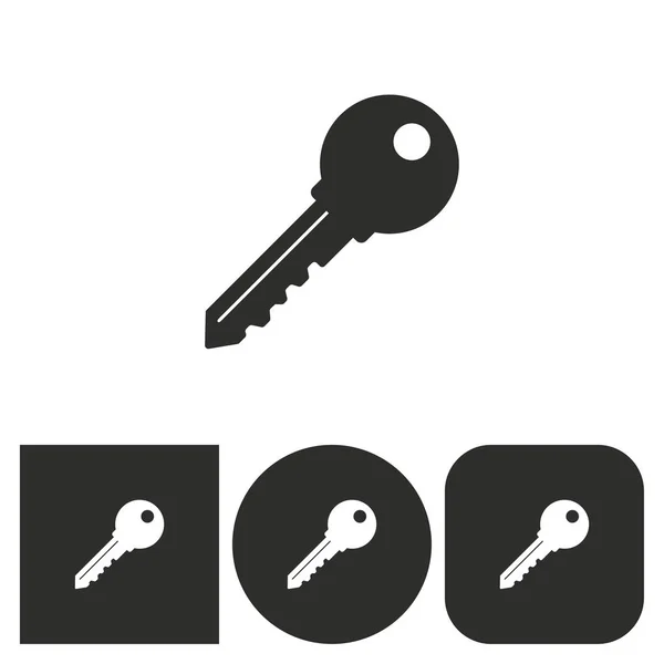 Clave - icono de vector . — Vector de stock