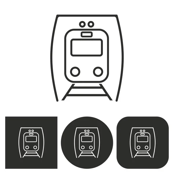 Metro - icona vettoriale . — Vettoriale Stock