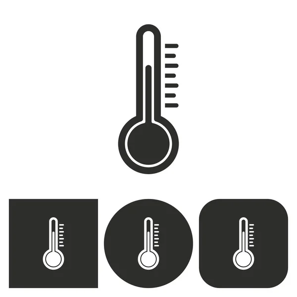 Termómetro - icono del vector . — Archivo Imágenes Vectoriales