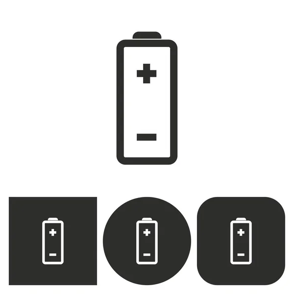 Batterie icône vectorielle . — Image vectorielle