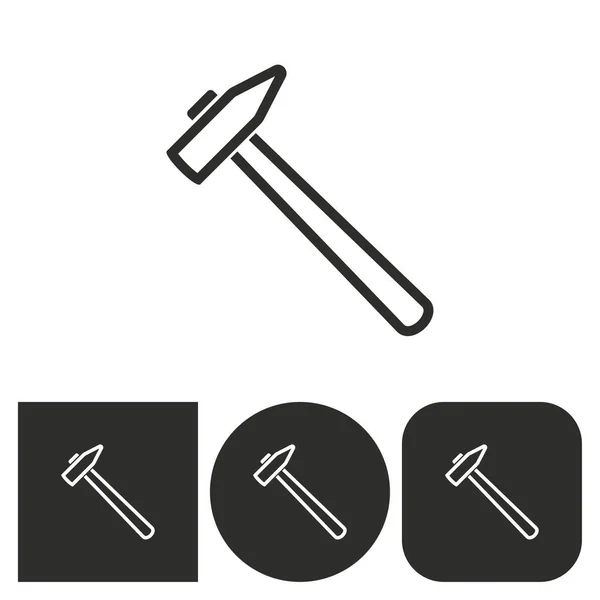 Hammer - vektor icon. — Stock vektor