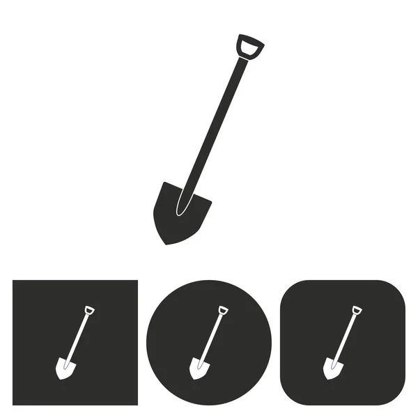 Лопата - векторна іконка . — стоковий вектор
