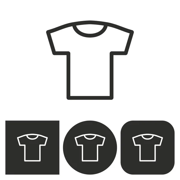 Camiseta - icono de vector . — Vector de stock