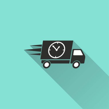 Hızlı teslimat - vektör simgesi.