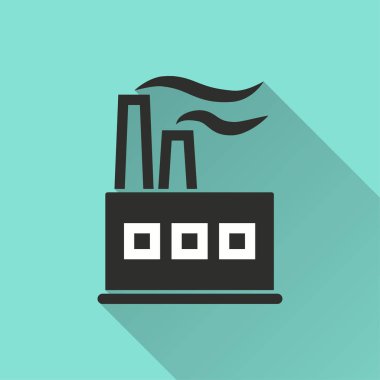 Fabrika - vektör simgesi.