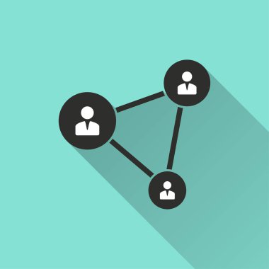 Network Kontrolü-vektör simgesi.