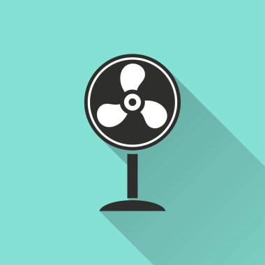 Fan - vektör simgesi.