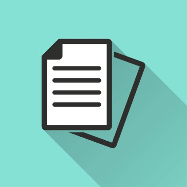 Belge - vektör simgesi.