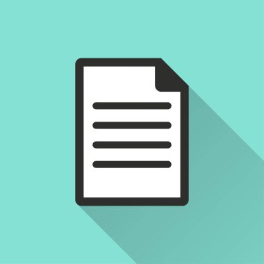 Belge - vektör simgesi.