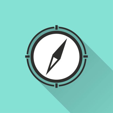 Pusula - vektör simgesi.