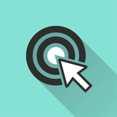 Hedef - vektör simgesi.